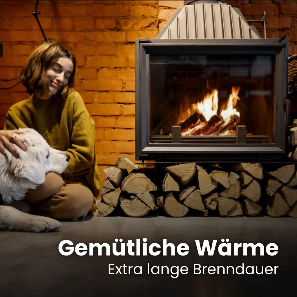 1 RM Premium Buchen Brennholz 25 cm – Kammergetrocknet auf Palette (ca. 500 kg / 1,6 SRM) - Image 3
