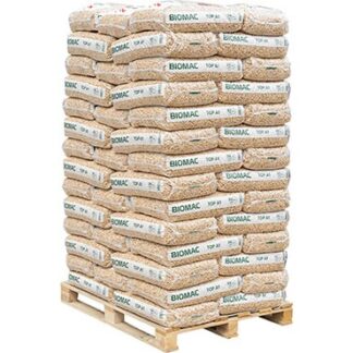 Biomac TOP Pellets ENplus A1 6mm | Palette 1050 kg (70x15kg)