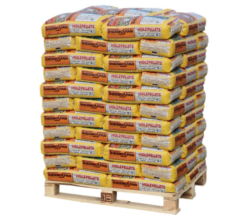 Thermospan ENplus-A1 Holzpellets – Palette 66 x 15 kg (990 kg Gesamtgewicht) - Image 3