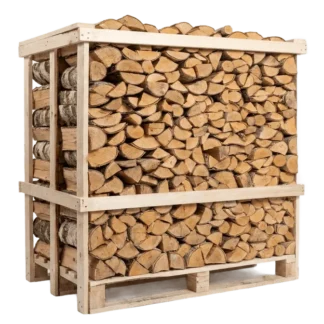Brennholz Eiche 33 cm | Kammergetrocknet <18% | Palette 1 RM (1,5 SRM)