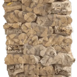 Birken Brennholz im Sack 25 cm | 77 Klein-Säcke Palette | Trocken <18%